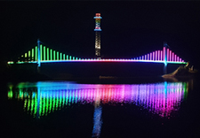 부항댐 출렁다리 경관조명