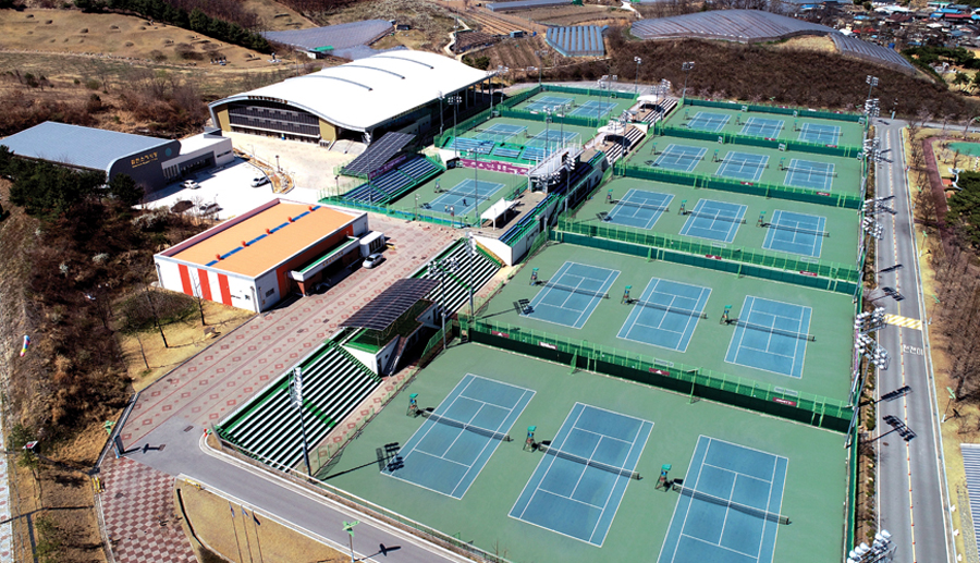 테니스장 전경사진
